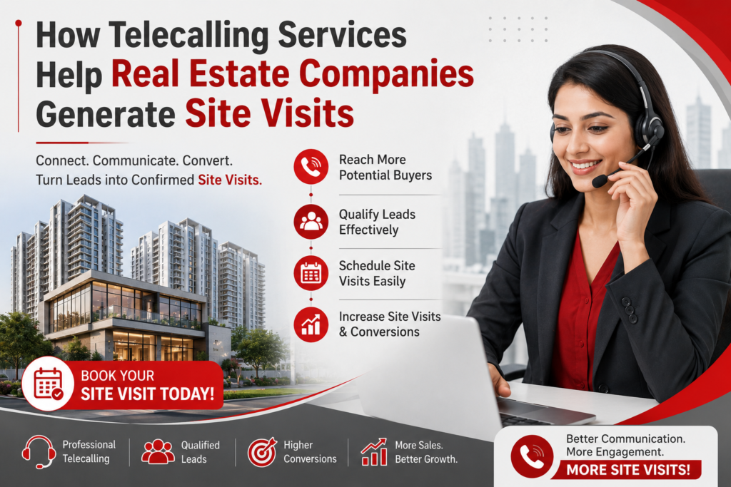 How Telecalling Services Help Real Estate Companies Generate Site Visits
