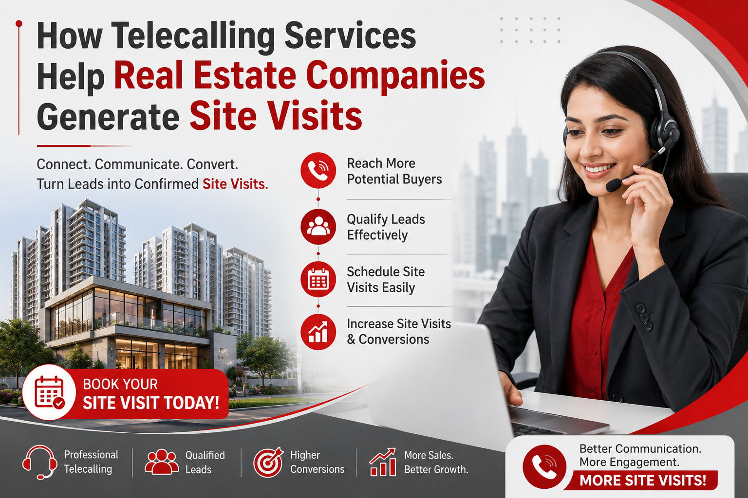 How Telecalling Services Help Real Estate Companies Generate Site Visits