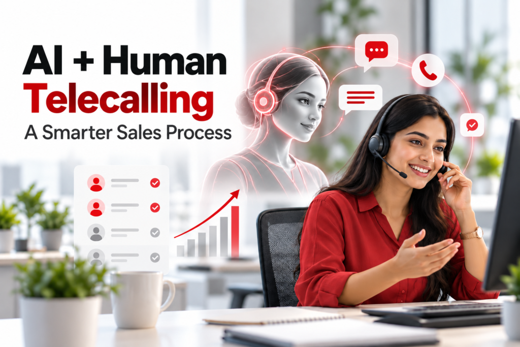AI + Human Telecalling: How Businesses Can Build a Smarter Sales Process